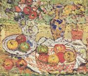 Maurice Prendergast Still Life w Apples oil painting artist
